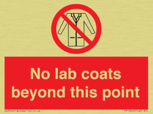 No lab coats beyond this point